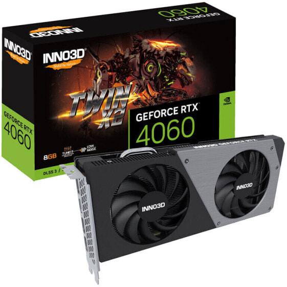 INNO3D GeForce RTX 4060 Twin X2, 8192 MB GDDR6