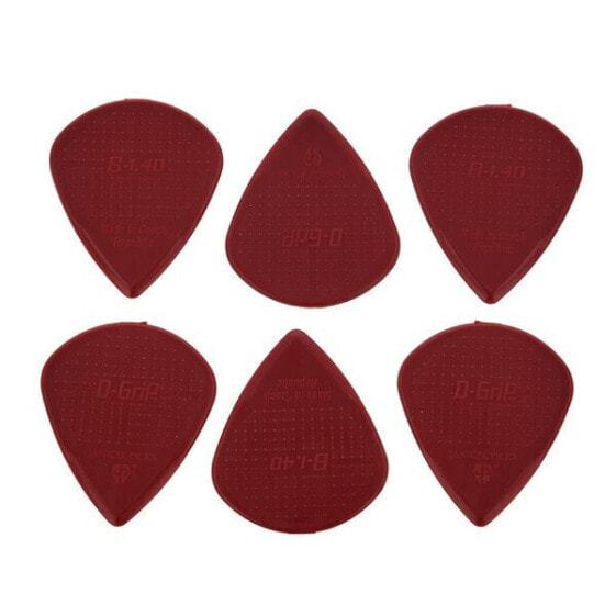 D-Grip Picks Jazz B Nylon W.Red 1,40