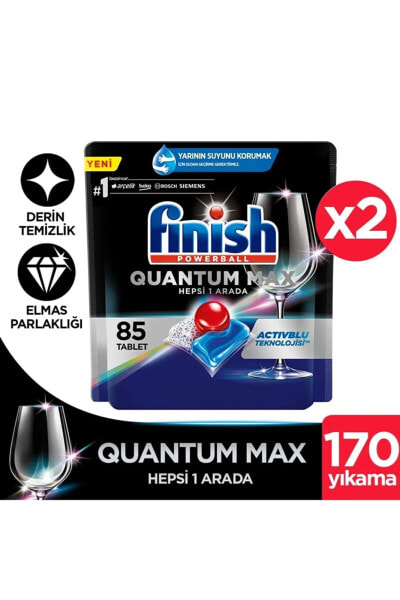 Quantum Max Bulaşık Makinesi Deterjanı 170 Kapsül 85 x 2