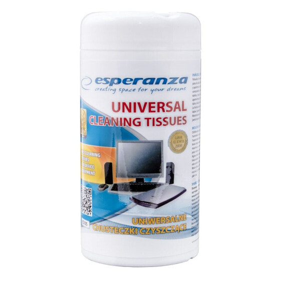 Чистящие салфетки Esperanza Universal 100 штук