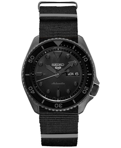 Часы Seiko Automatic 5 Sports Black Nylon 43mm