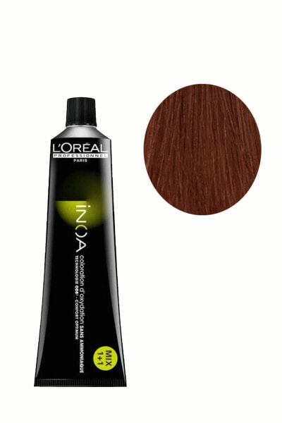 Окрашивание волос L'Oreal Professionnel Paris Inoa 6,35 Кофейный каштановый Красно-вишневый