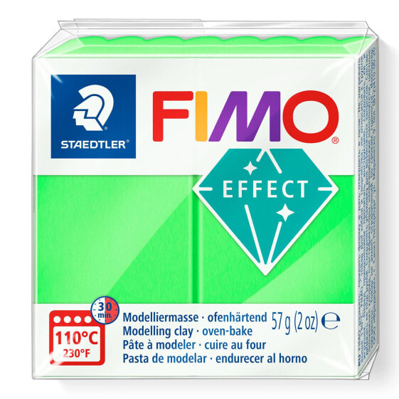 STAEDTLER FIMO 8010 - Modeling clay - Green - Adult - 1 pc(s) - Neon green - 1 colours