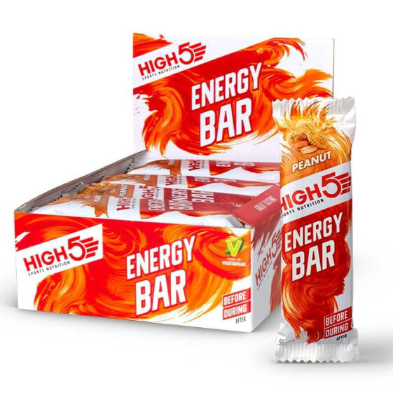 HIGH5 Energy Bars Box 55g 12 Units Peanut