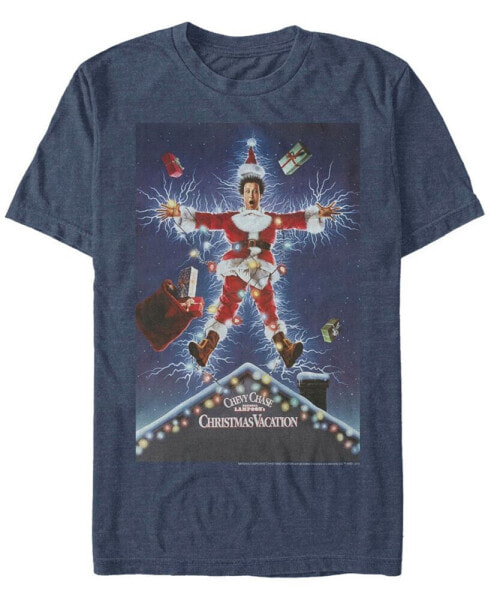 Men's National Lampoon Christmas Vacation Lampoon Poster Short Sleeve T-shirt