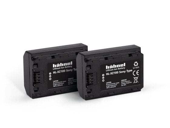 Hähnel HL-XZ100 2er Kamera-Akku ersetzt Original-Akku NP-FZ100 7.2 V 2000 - 2,000 mAh