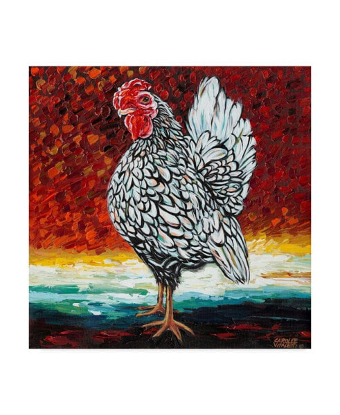 Carolee Vitaletti Fancy Chicken II Canvas Art - 27" x 33"