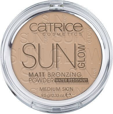 Catrice Sun Glow Matt Bronzing Powder Water Resistant Medium Skin puder brązujący 030 Medium Bronze 9.5g