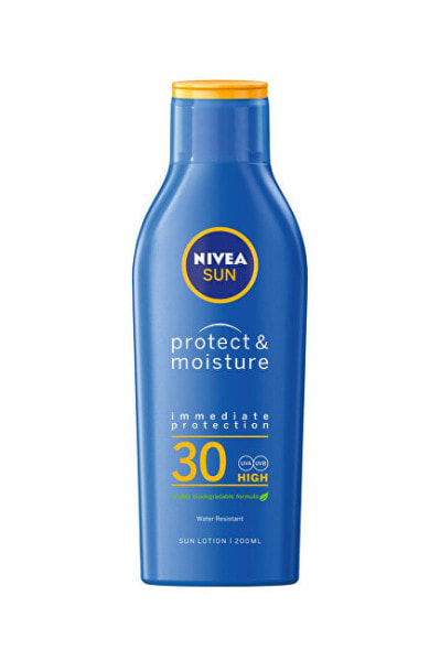 Лосьон увлажняющий с SPF 30 Nivea Sun Moisturizing Lotion 200 мл