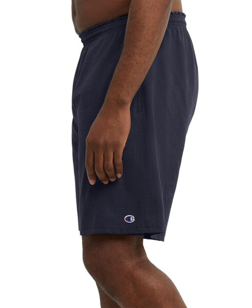 Men's Big & Tall Standard-Fit Jersey-Knit 9" Shorts
