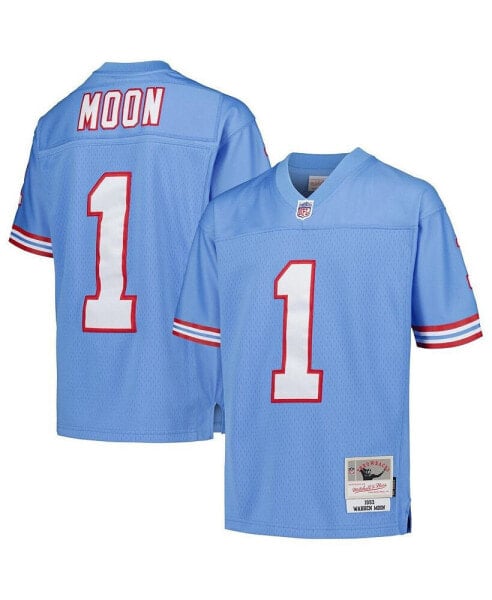 Big Boys Warren Moon Light Blue Houston Oilers Gridiron Classics 1993 Retired Player Legacy Jersey