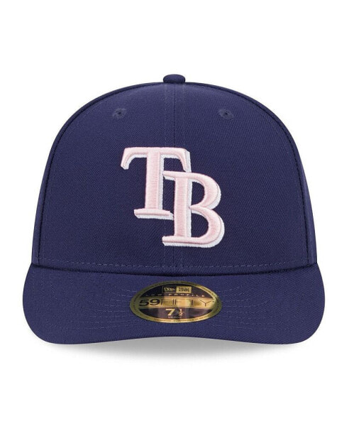 Men's Navy Tampa Bay Rays 2024 Mother's Day Low Profile 59FIFTY Fitted Hat