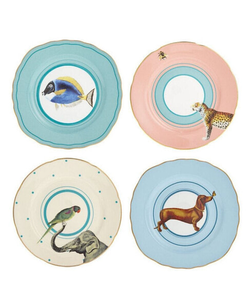 Animal Cake Plates, Set of 4