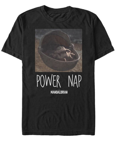 Star Wars The Mandalorian The Child Power Nap Short Sleeve Men's T-shirt