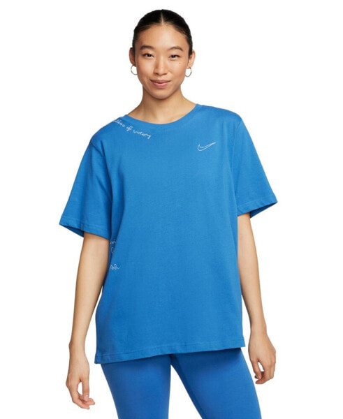 Футболка Nike женская из хлопка Sportswear Essential