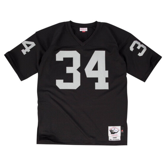 [AJY6CP18145-LAIBLCK90BJA] Mens Mitchell & Ness NFL Authentic Jersey Oakland Rai