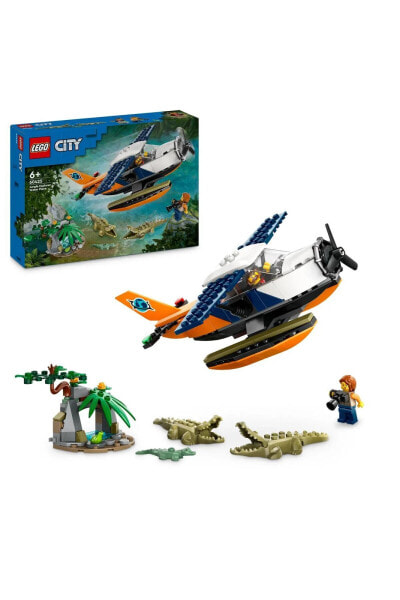 ® City Orman Kaşifinin Deniz Uçağı 60425 - 6 Yaş ve Üzeri Çocuklar için Yaratıcı Oyuncak Yapım Seti