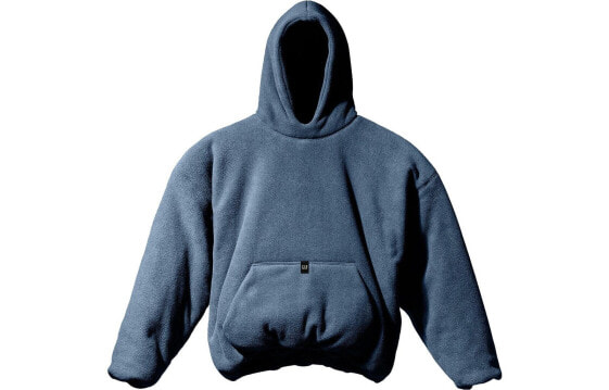 YEEZY x Gap x Balenciaga 三方联名款 FW22 Dark Blue Polar Fleece Padded Hoodie 纯色摇粒绒连帽长袖卫衣 男款 深蓝色 / Толстовка YEEZY x Gap x Balenciaga FW22 Dark Blue Polar Fleece Padded Hoodie FW22-913