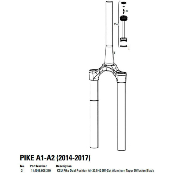ROCKSHOX Pike Dual-P Air Diffusion