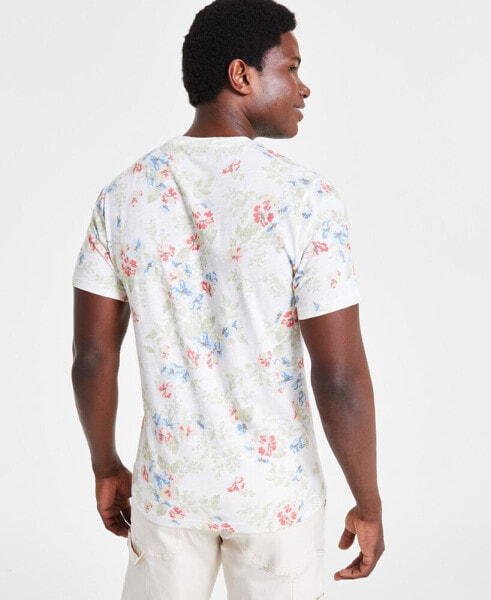 Men's Garden Floral Graphic Crewneck T-Shirt, Created for Macy's