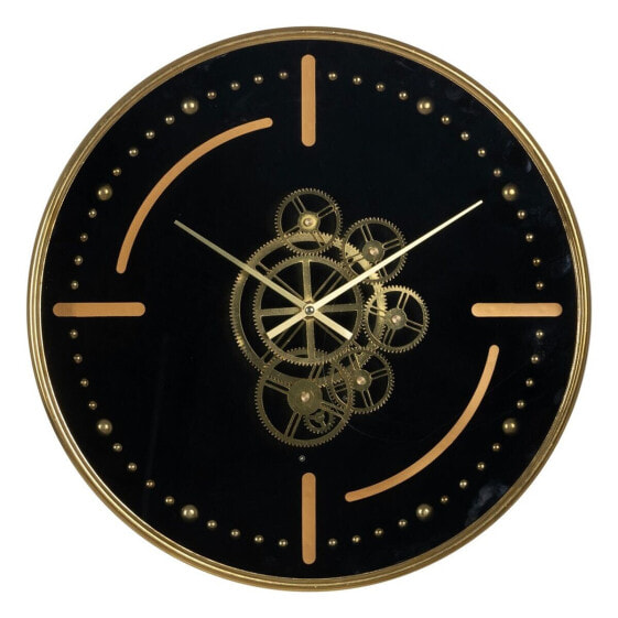 Часы настенные BB Home Настенные часы Чёрный Позолоченный Железо 46 x 7 x 46 см