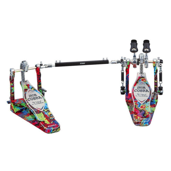 Tama HP900RWMPR Doppelpedal Iron Cobra Rolling Glide Psychedelic Rainbow