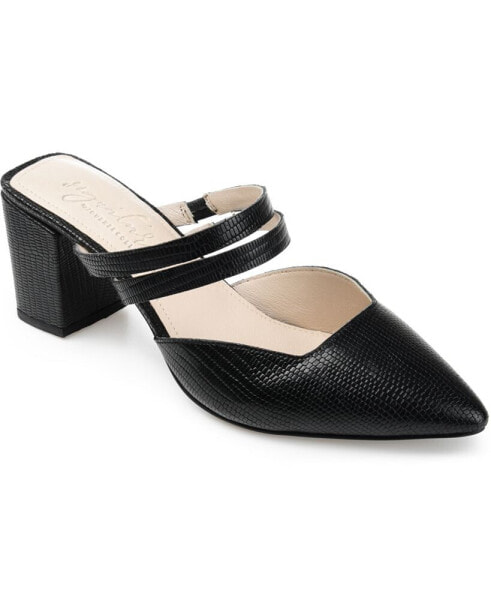 Women's Kaitlynn Block Heel Slip On Pumps