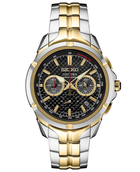 Men's Chronograph Coutura Two-Tone Stainless Steel Bracelet Watch 42mm