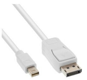 InLine Mini DisplayPort to DisplayPort Cable white 1.5m