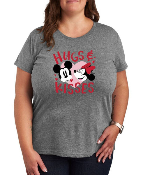 Футболка женская Air Waves стильная Plus Size Disney на День святого Валентина