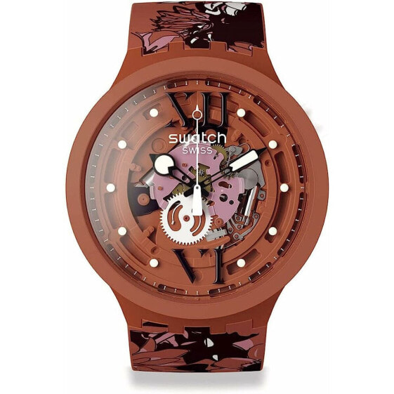 Мужские часы Swatch CAMOFLOWER COTTON (Ø 47 mm)