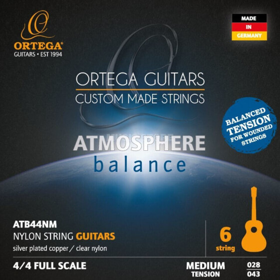 Ortega ATB44NM Medium Atmosphere Balance Nylon Strings 4/4