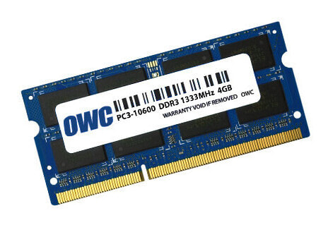 OWC 4GB DDR3 1333MHZ - 4 GB - DDR3 - 1333 MHz - 204-pin SO-DIMM