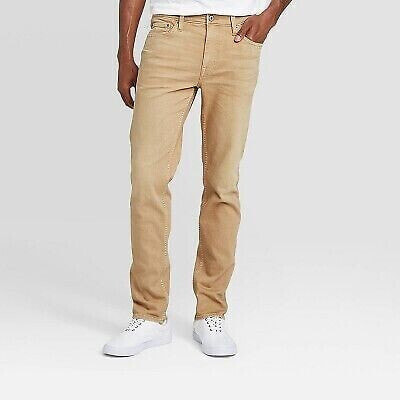 Men's Slim Fit Jeans - Goodfellow & Co Khaki 32x30