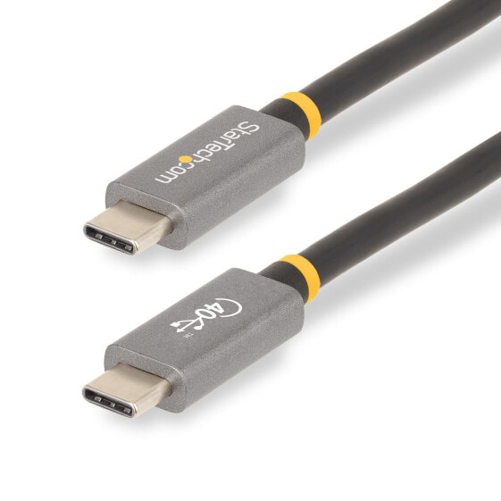 StarTech.com 3ft 1m USB4 Cable USB-IF Certified USB-C Cable 40 Gbps USB Type-C Data Transfer Cable 100W Power Delivery 8K 60Hz Compatible w/Thunderbolt 4/3/USB 3.2