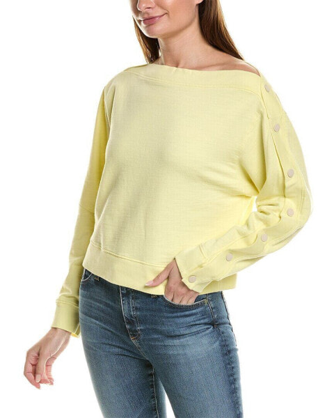 Ag Jeans Cyra Sweatshirt Women's Yellow Xs