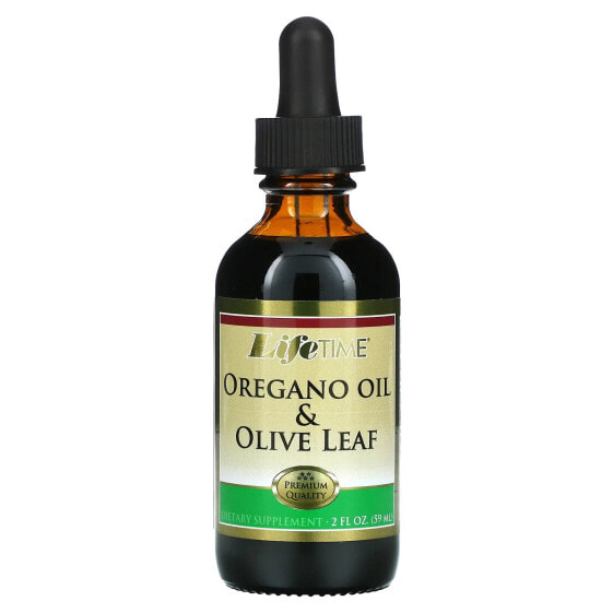 Oregano Oil & Olive Leaf, 2 fl oz (59 ml)