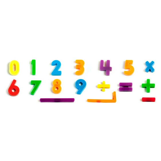 Конструктор для детей Miniland - Магнитные цифры 54 штуки.