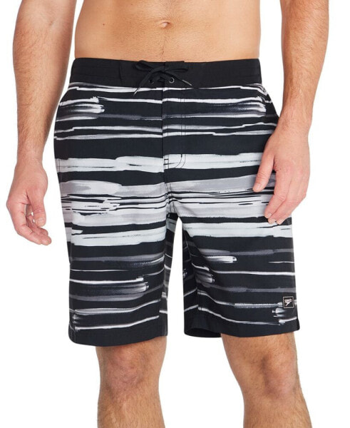 Men's Bondi Basin Printed Stripe Board Shorts