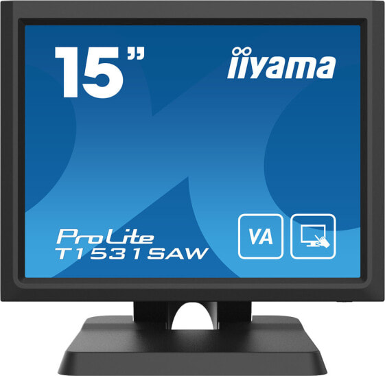 Монитор Iiyama ProLite T1531SAW-B6 15" черный