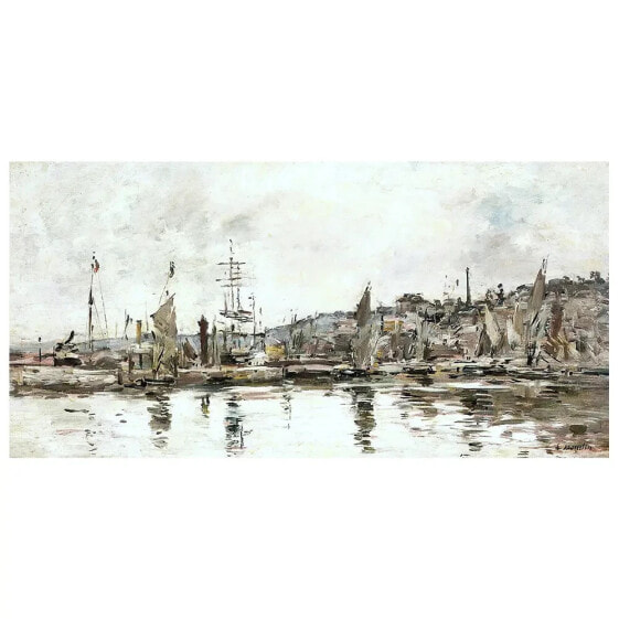 Wandbild Port De Honfleur Eugène Boudin