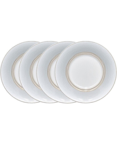 Linen Road Set of 4 Saucers, Service For 4