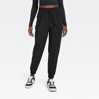Women's Lined Winter Woven Joggers - All in Motion Black M