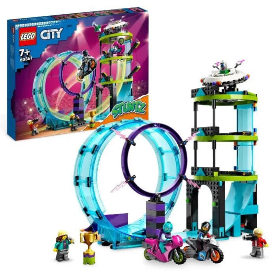 Детский конструктор LEGO City Stuntz 60361: Жги с Каскадон Байкером! (1-2 игрока)