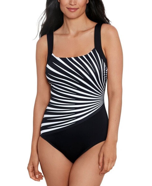 Shape Solver Sport for Women's Leading Points Illusion One-Piece Swimsuit