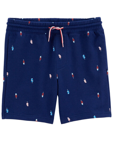 Kid Popsicle Pull-On French Terry Shorts 10