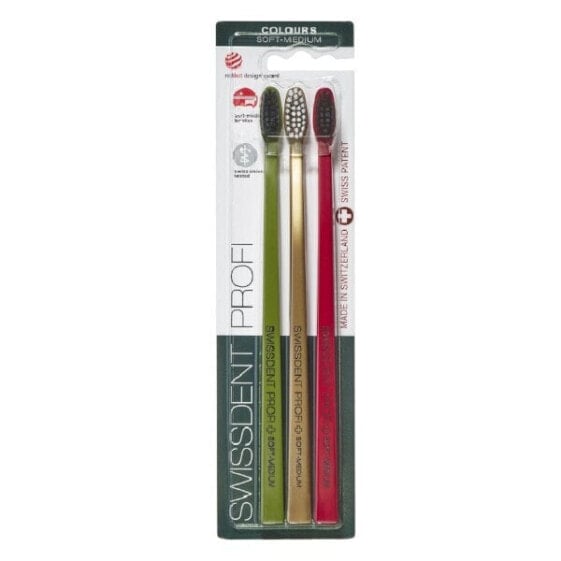 Soft-Medium Festive Toothbrush 2 + 1 FREE