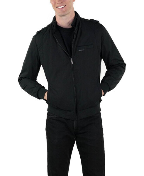 Big & Tall Heavy Iconic Racer Quilted Lining Jacket (Slim Fit)