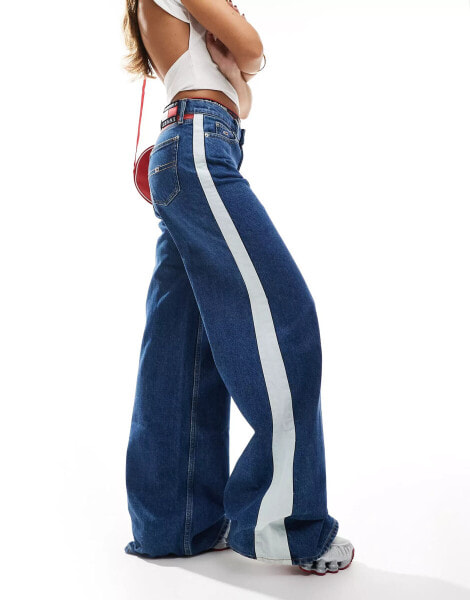 Tommy Jeans Claire archive high rise wide jeans in mid wash