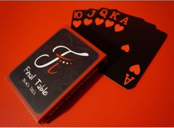 Игры для компаний Bicycle Карты для кардистри "QUINT Final Table Black Deck"